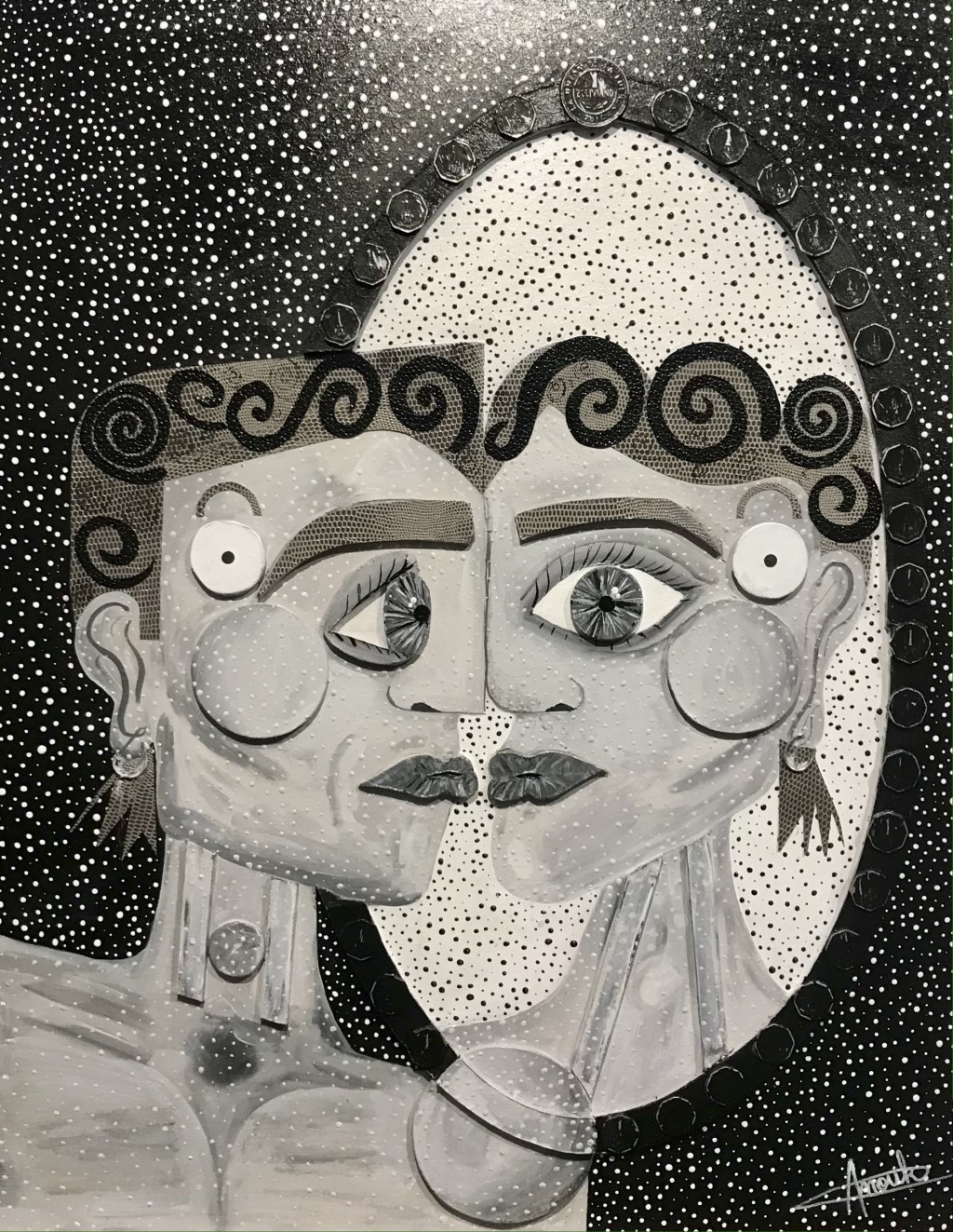 Double, 50 x 40 cm, 2022.&nbsp;(Vendu)