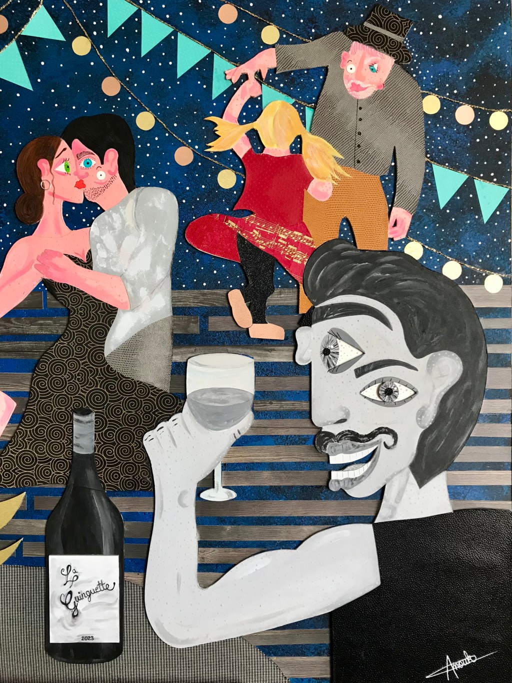 La Guinguette, 120 x 80 cm,&nbsp;2023.